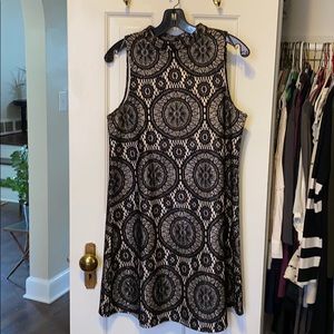 Black & Ivory Sparkle Dress